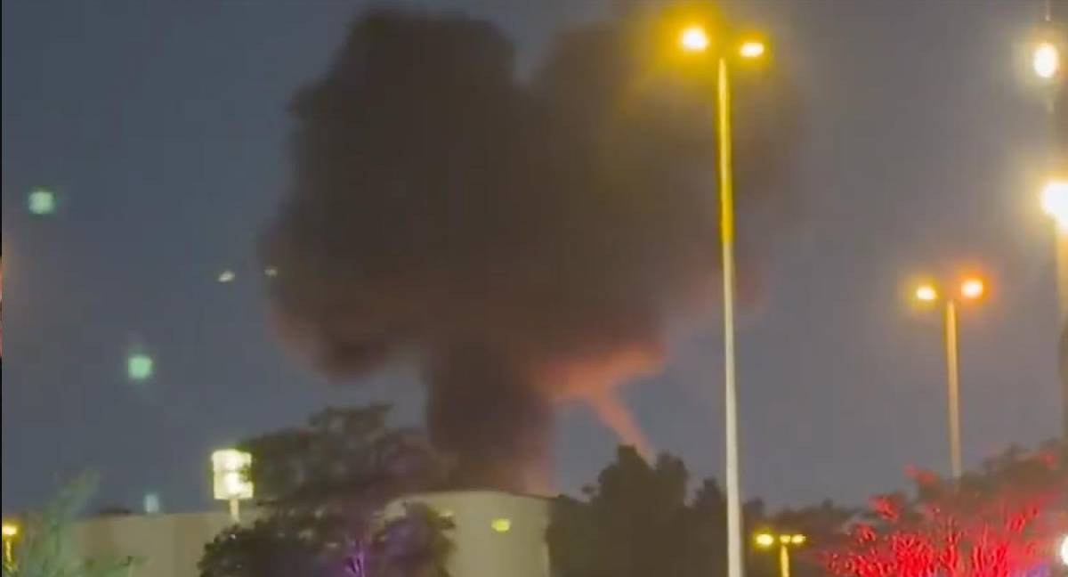 İran İHA'sının ABD konsolosluğunu vurma anı kamerada