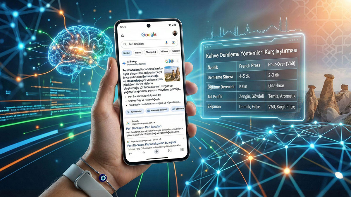 Google arama motorunda yeni devir: AI Bakışı ve AI Modu artık Türkiye'de