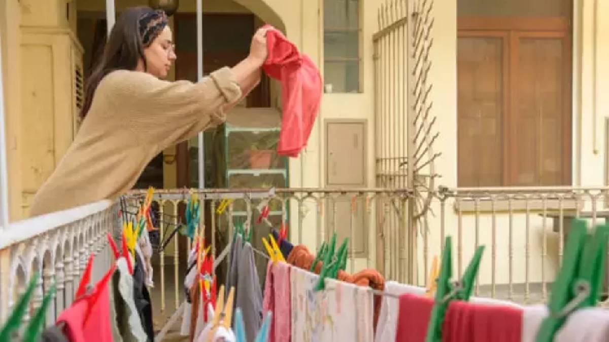Kimsenin aklına gelmezdi: Balkonda çamaşır kurutmanın zararları