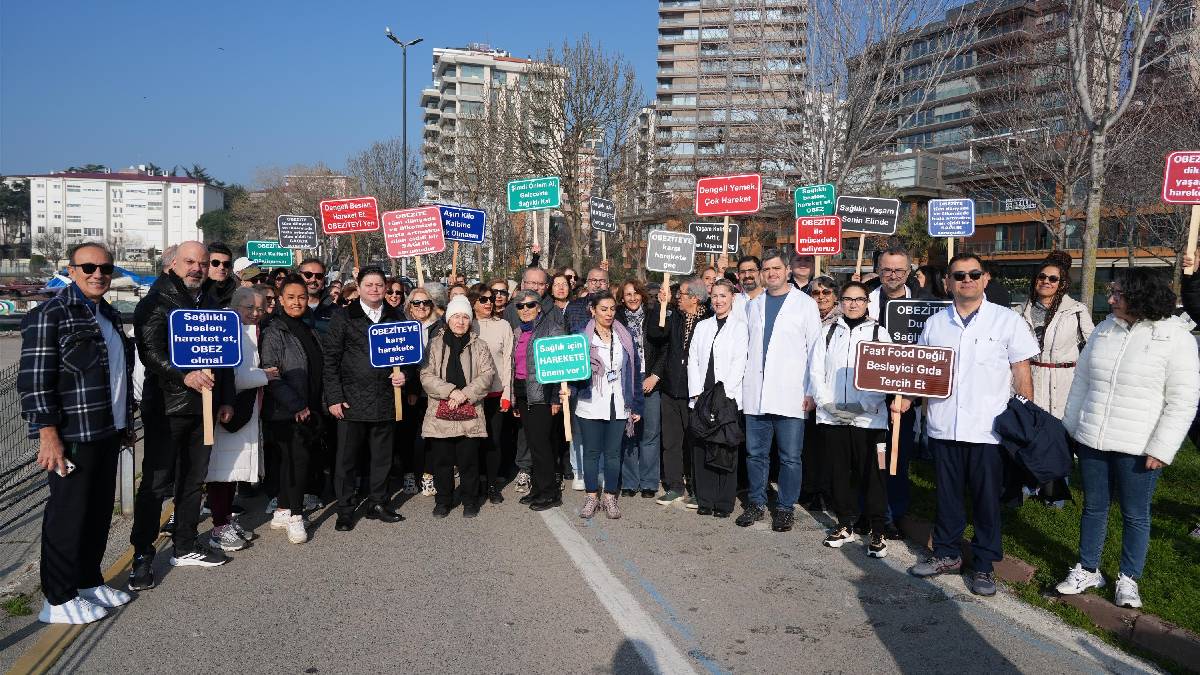 Kadıköy’de obezite farkındalık yürüyüşü