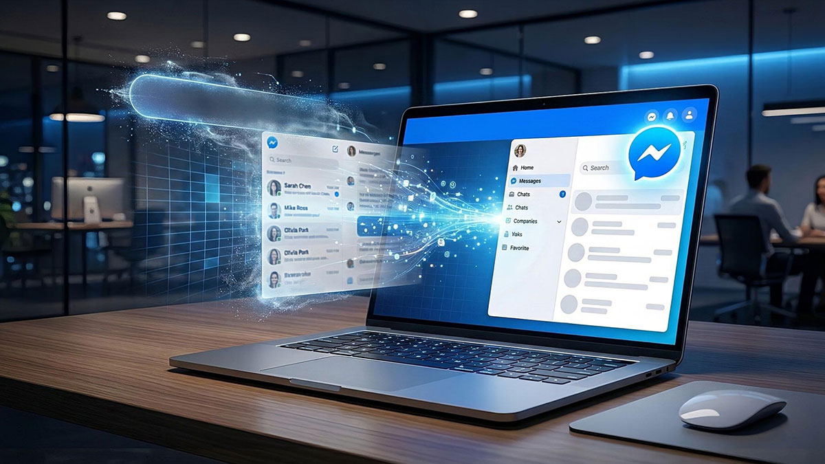 Facebook Messenger, web sitesine veda ediyor