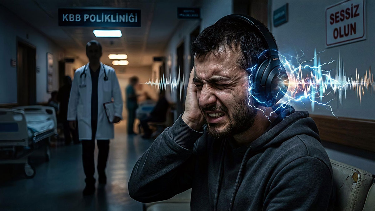 Denge merkeziniz kulaklıktaki yüksek ses yüzünden çöküyor