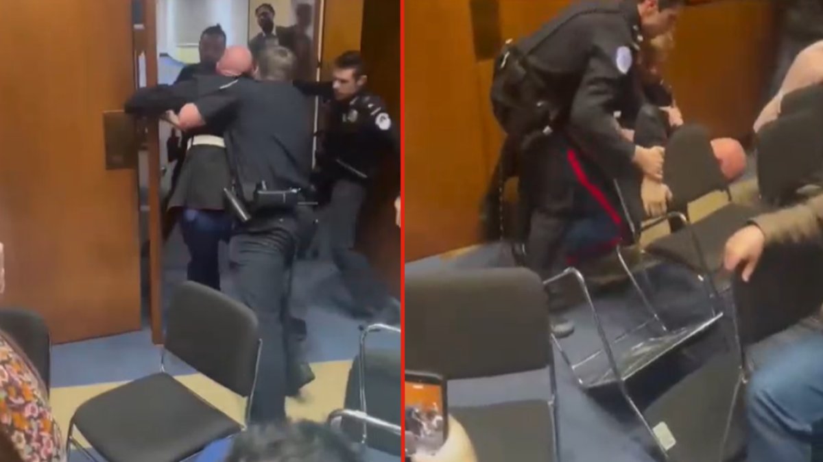 ABD Senatosu'nda 'İran savaşı' isyanı: "İsrail için ölmeyeceğiz" diyen Amerikalı gazinin kolunu kırdılar