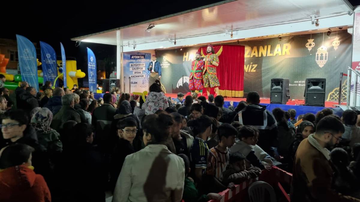 İncirliova’da her yaştan vatandaşı ramazan etkinlikleri ile bir araya geldi