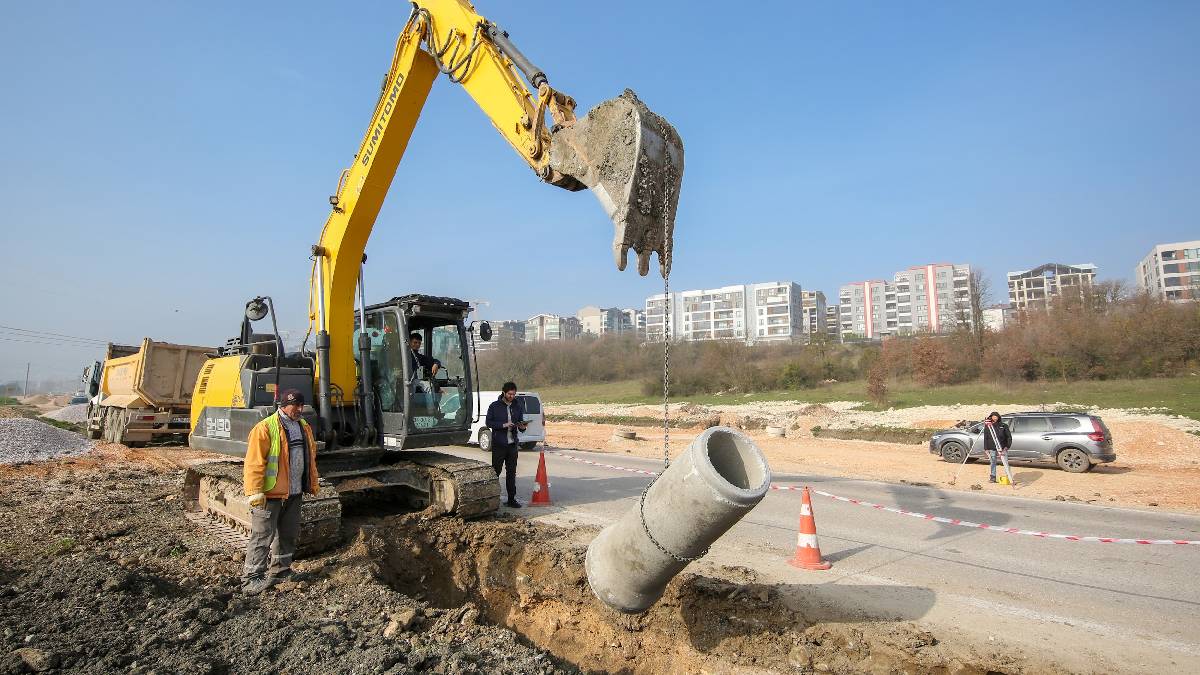 Bursa Büyükşehirden güçlü altyapı hizmeti