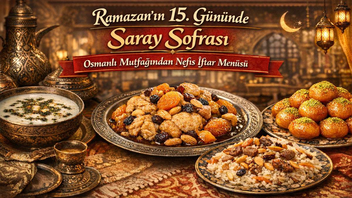 Tarih kokan iftar: Ramazan’ın 15. gününe Osmanlı usulü menü