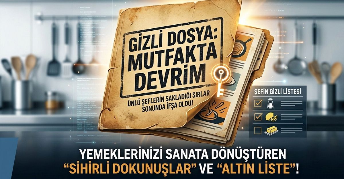 MUTFAKTA DEVRİM: Şeflerin sakladığı o gizli dosya sonunda ifşa oldu!