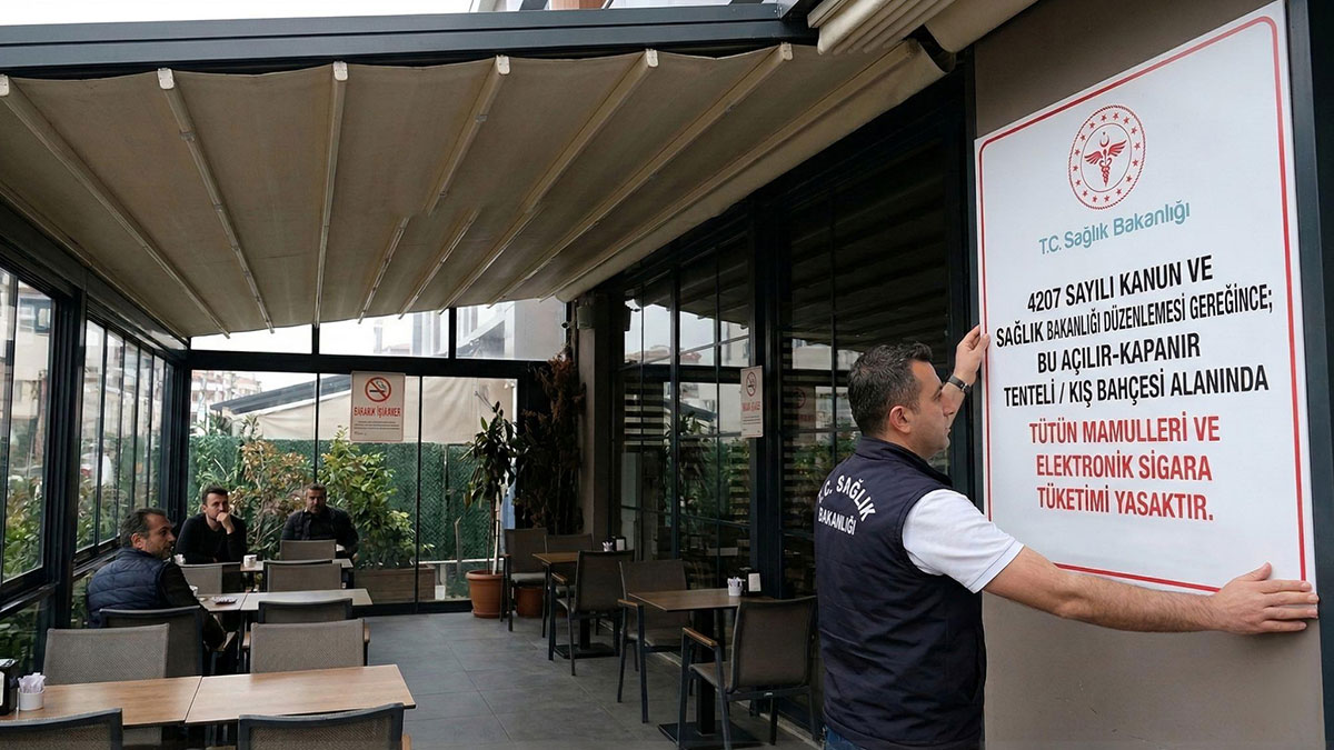 Yarı açık alanlara da sigara yasağı