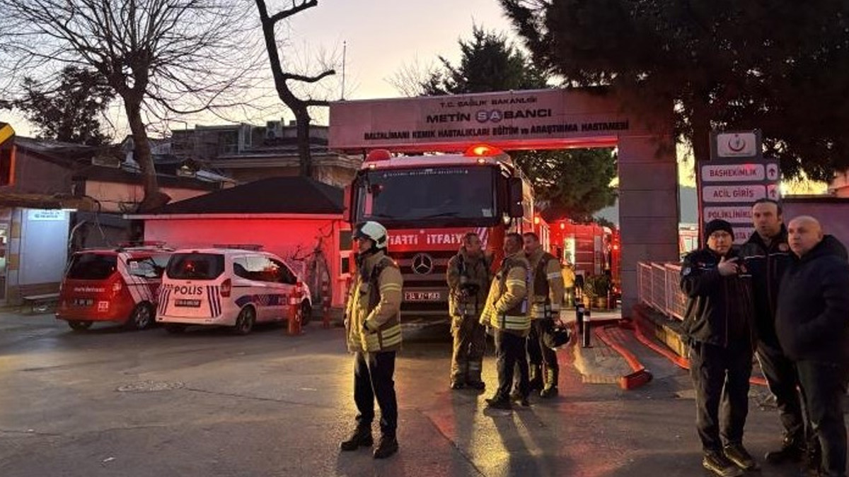 Baltalimanı Kemik Hastalıkları Hastanesi’nde yangın: Hastalar tahliye edildi