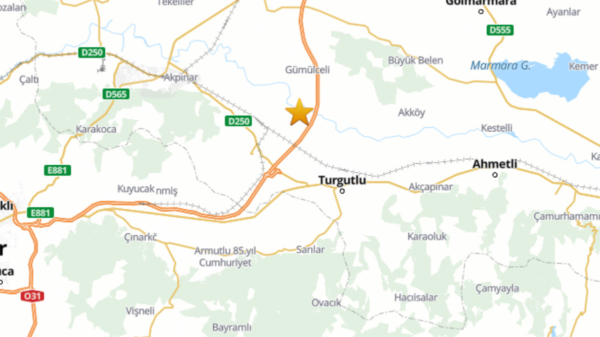 Manisa'da korkutan deprem