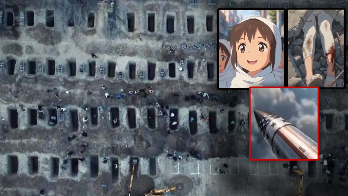 ABD ve İsrail'in okul katliamını Japonlar Çizdi, İslam dünyası sustu! Kuşu ölene başsağlığı dileyen ümmet nerede?