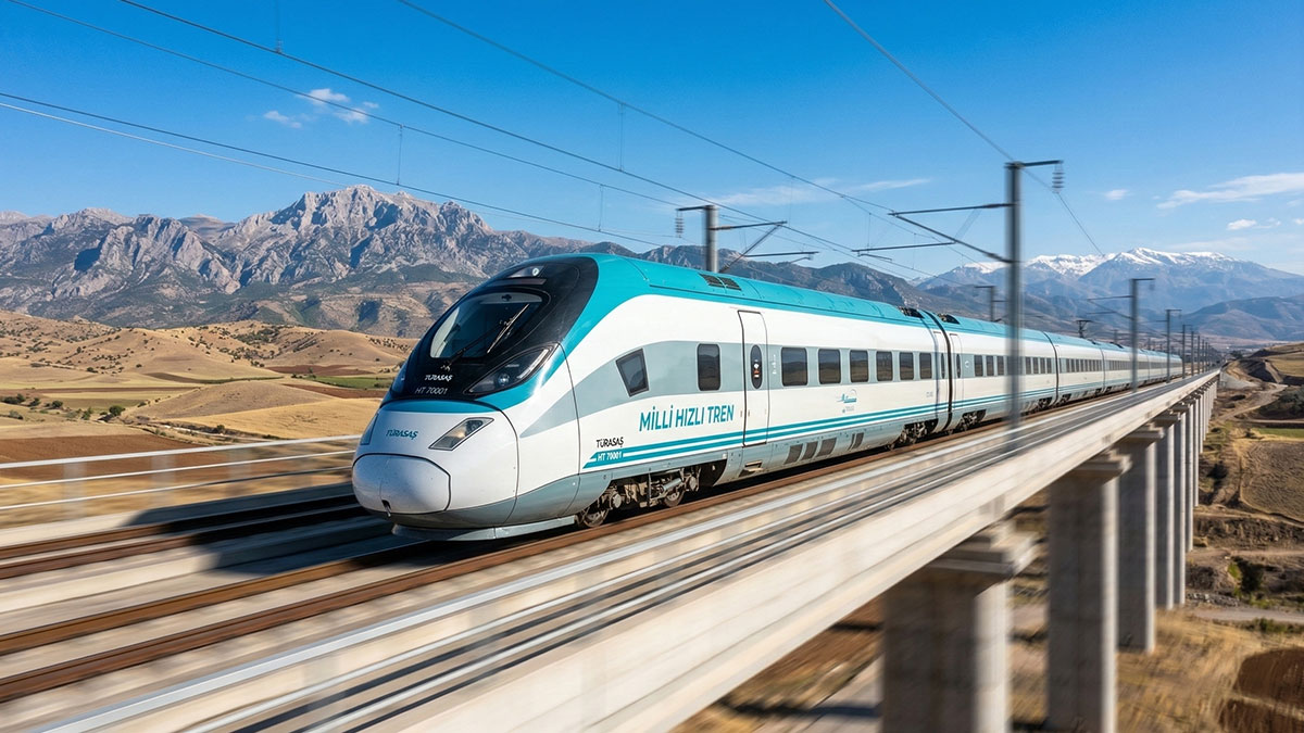 Yerli üretim tren setleri Gaziantep-Mersin yolunda