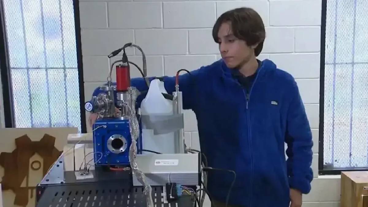 Daha 12 yaşında ama yaptığı kendinden büyük! Kendi imkanlarıyla nükleer füzyon geliştirdi