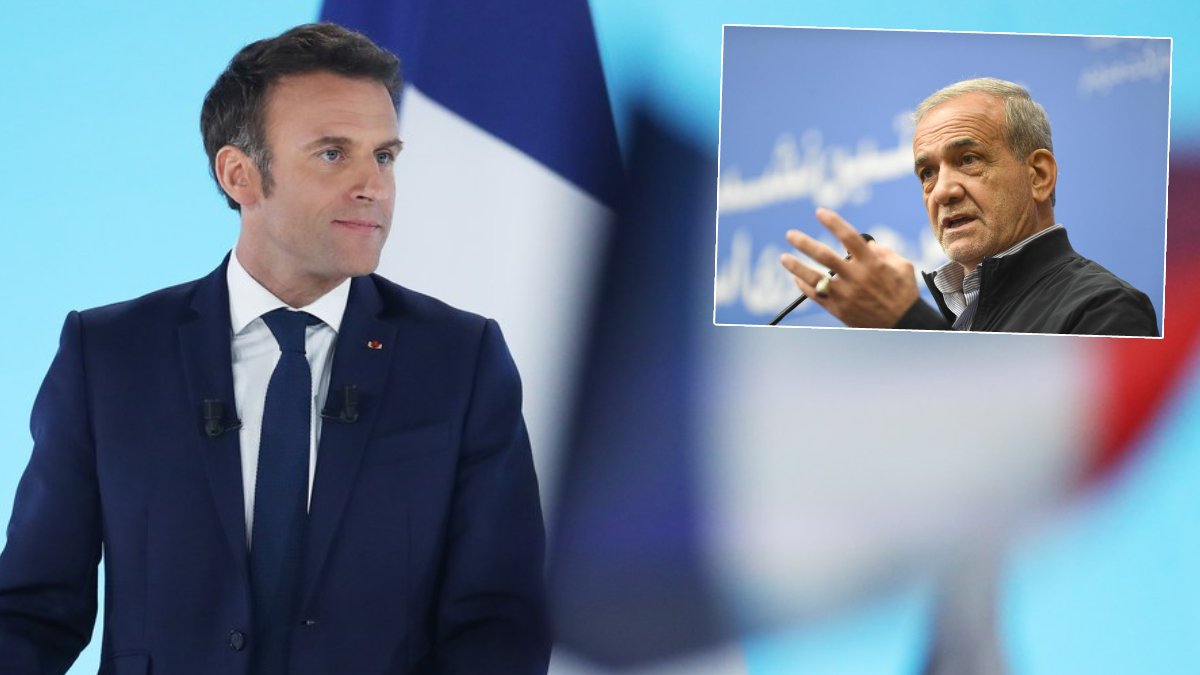Macron ile Pezeşkiyan telefonda görüştü