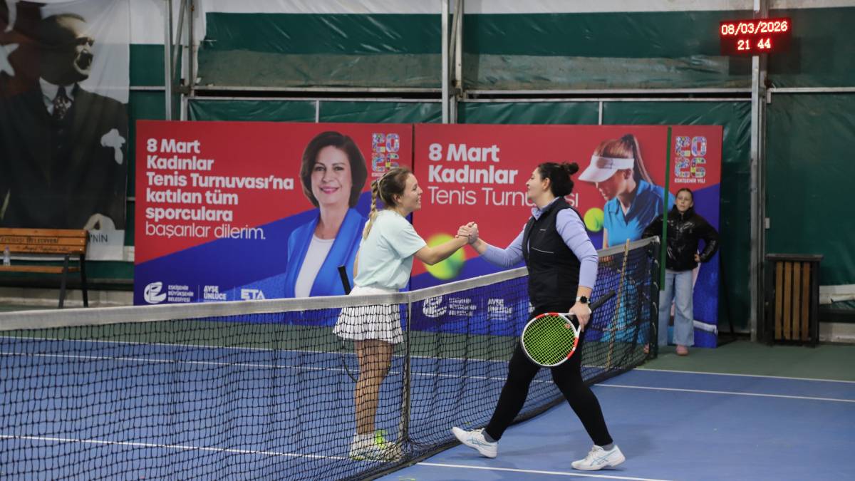 8 Mart Kadınlar Tenis Turnuvası coşkuyla tamamlandı