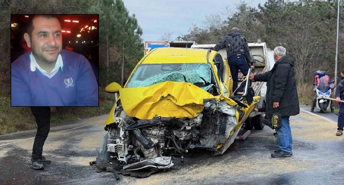 Sarıyer'de feci kaza: Taksi sürücüsü hayatını kaybetti