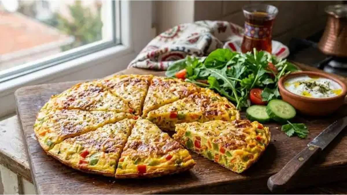 Sahura doyurucu ve farklı lezzet: Sebzeli tortilla tarifi