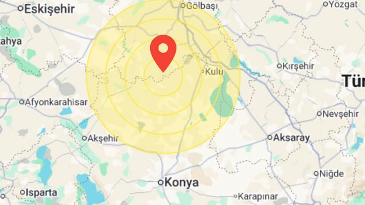 Konya'da korkutan deprem