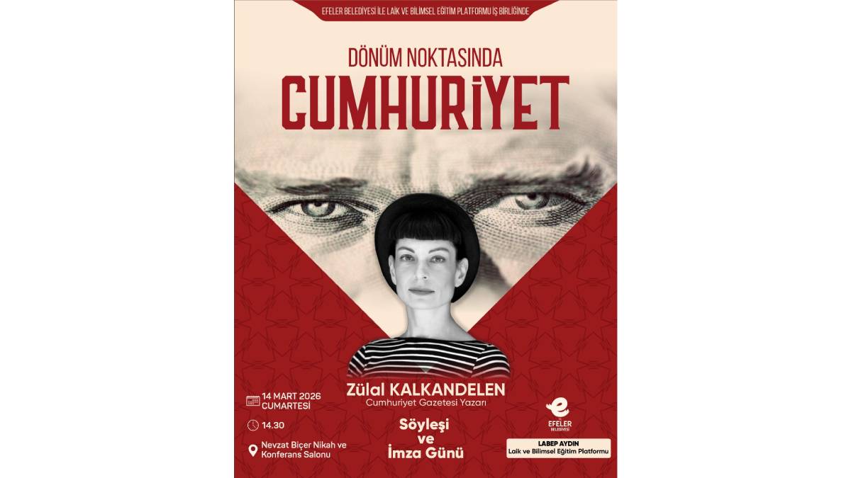Efeler’de “Cumhuriyet” söyleşisi