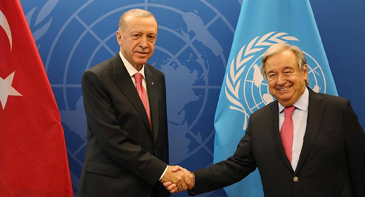 Erdoğan ve BM Genel Sekreteri Guterres ile görüştü