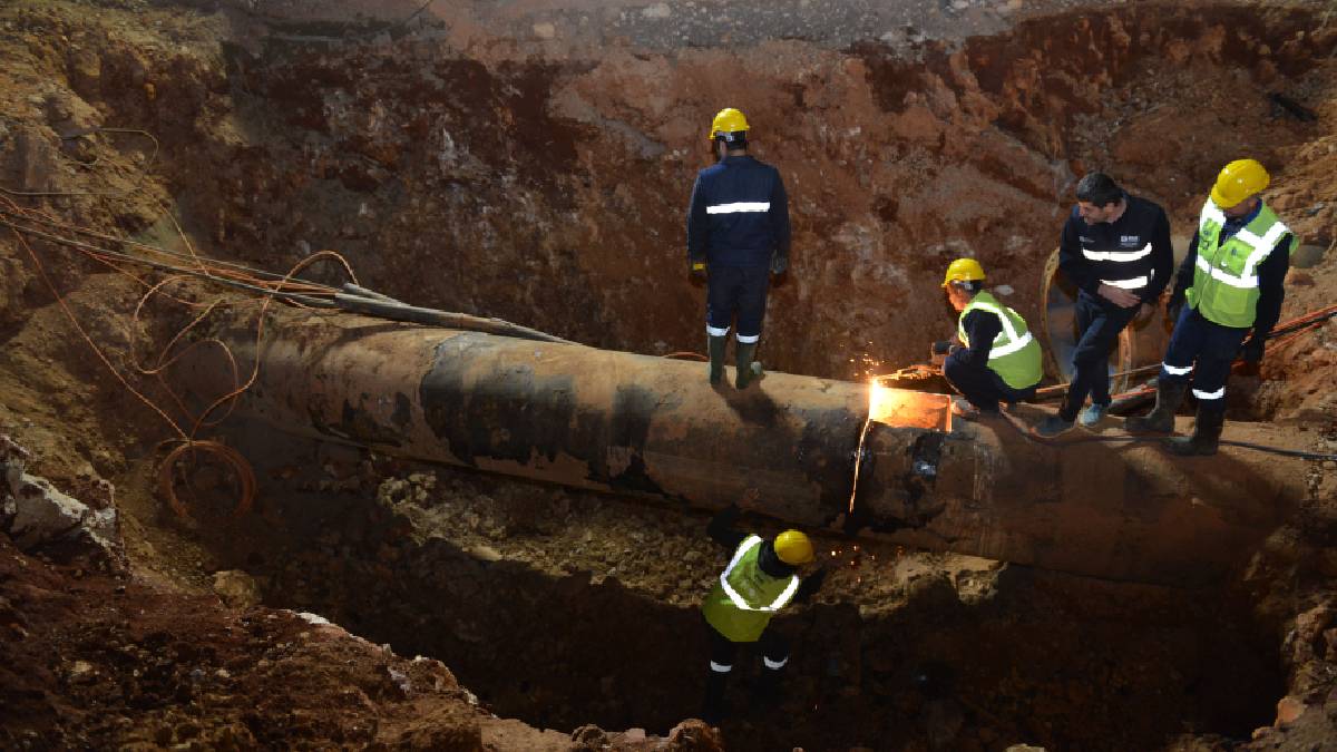 ASAT’tan Duraliler 1 Ana İsale Hattı’nda yoğun mesai