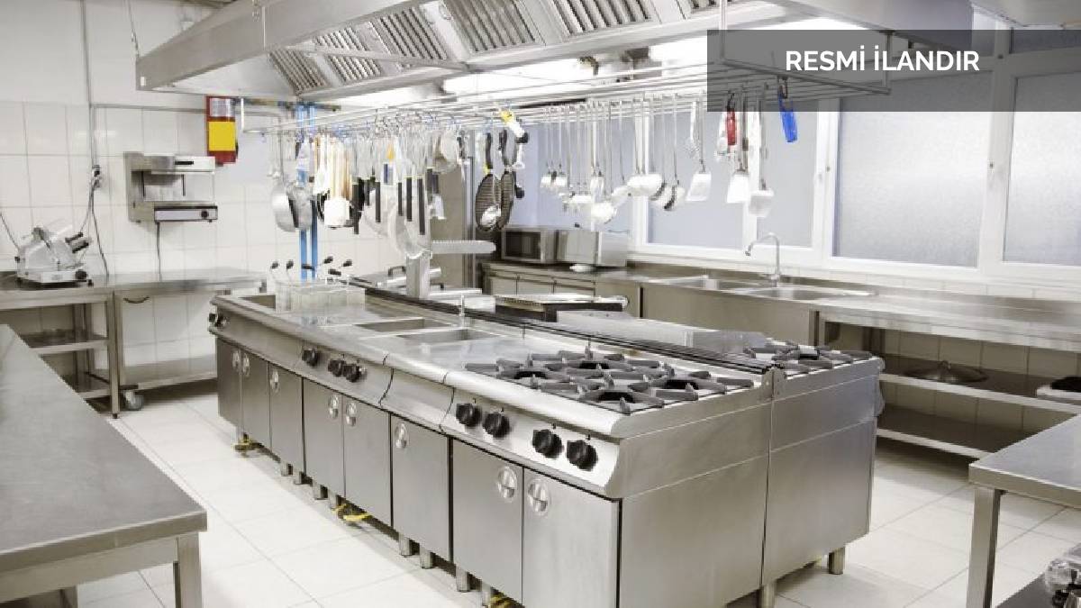 ENDÜSTRİYEL MUTFAK EKİPMANLARI VE MUTFAK DONANIM, SERVİS EKİPMANLARI SATIN ALINACAKTIR