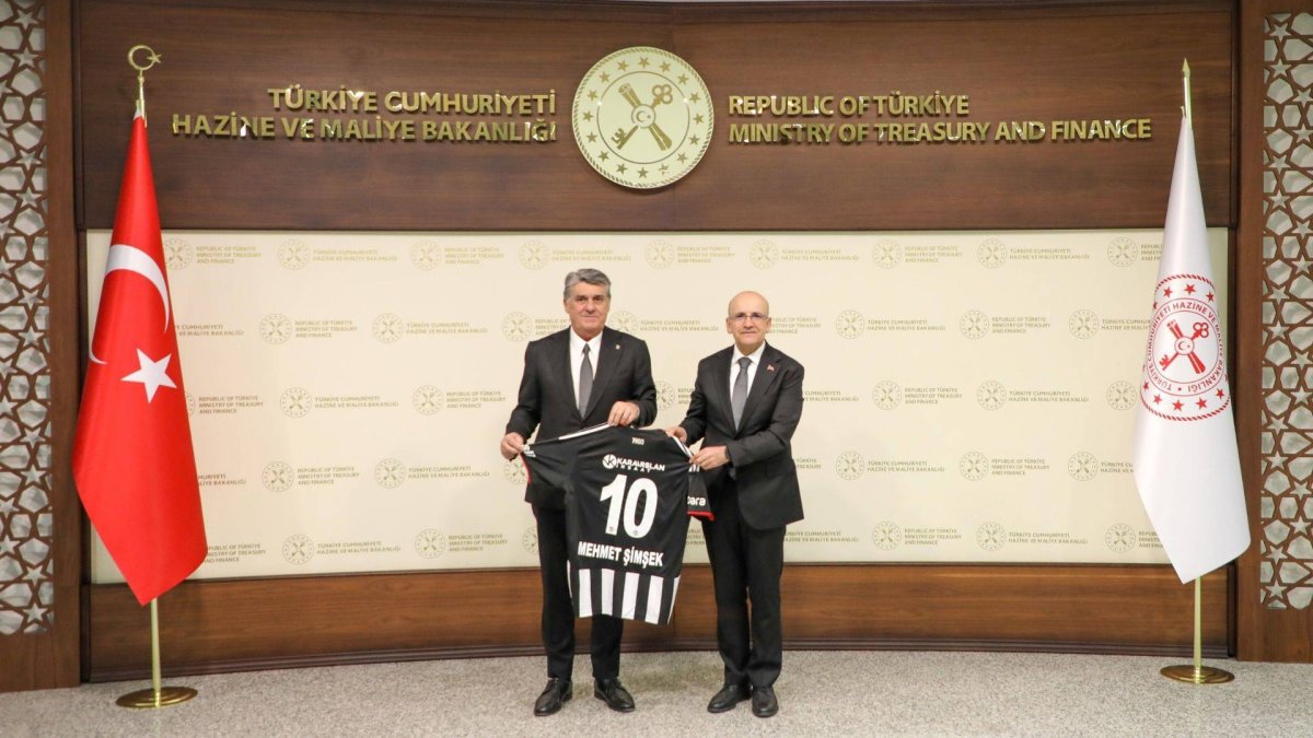 Serdal Adalı'dan Mehmet Şimşek'e ziyaret