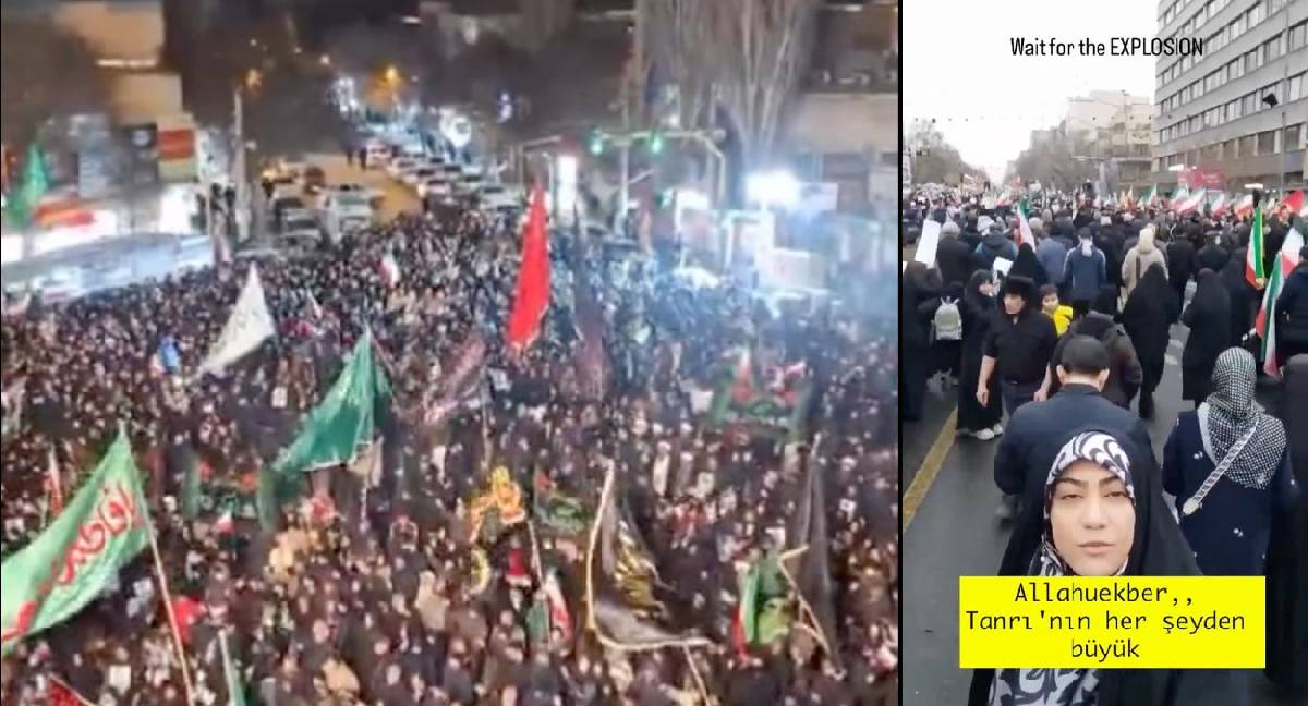 Ölümün gölgesinde İran halkından büyük meydan okuma: Amerika ve İsrail'in bombaları bizi korkutamaz