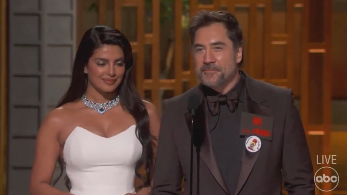 Oscar gecesine Javier Bardem damgası: 'Özgür Filistin' çağrısı