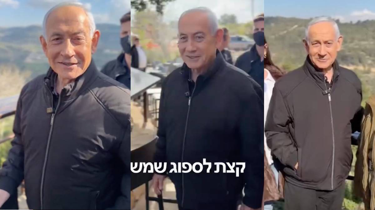 Netanyahu yaşadığını ispatlamak için bu kez doğaya çıktı