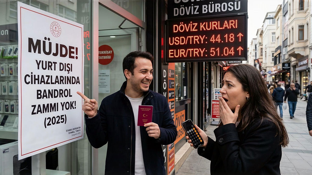 'Yurt dışı cihazlarında bandrol zammı yok' diye sevinen vatandaşa yükselen döviz zammı şoku