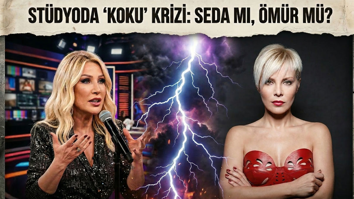 Stüdyoda "Koku" krizi! Ömür Gedik’ten Seda Sayan’a sert rest!