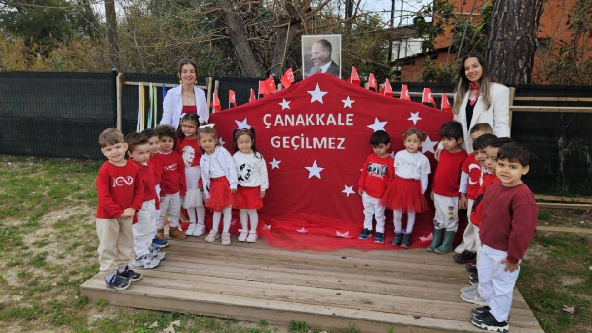 Çanakkale Zaferi Konyaaltı kreşlerinde törenlerle kutlandı