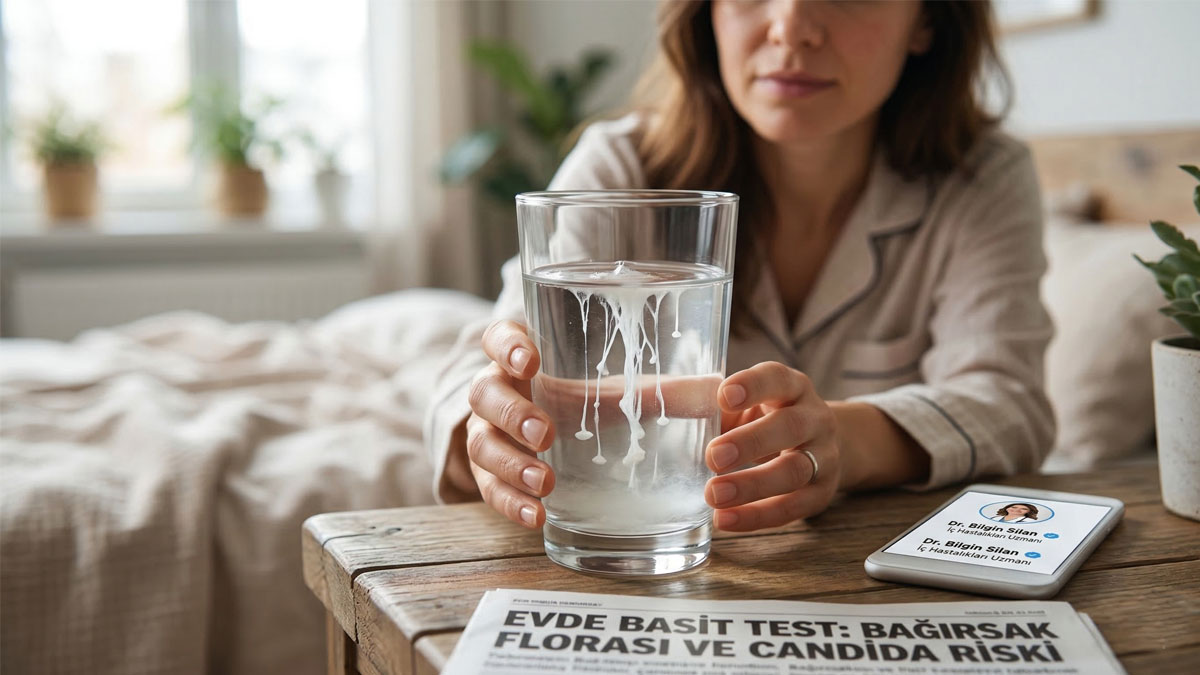 Evde bir bardak suyla bağırsak florası testi: Uzman doktor mide sağlığını ortaya çıkaran basit yöntemi açıkladı