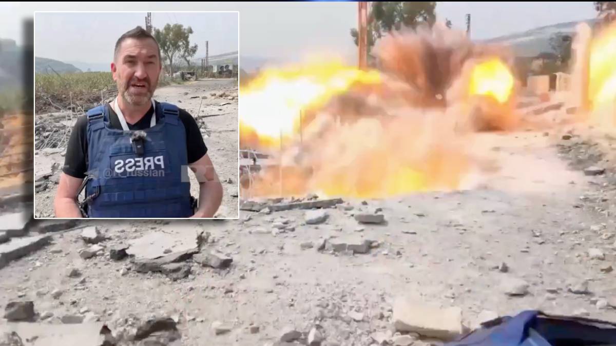 Canlı yayında dehşet anları: İsrail Füzesi muhabiri vurdu