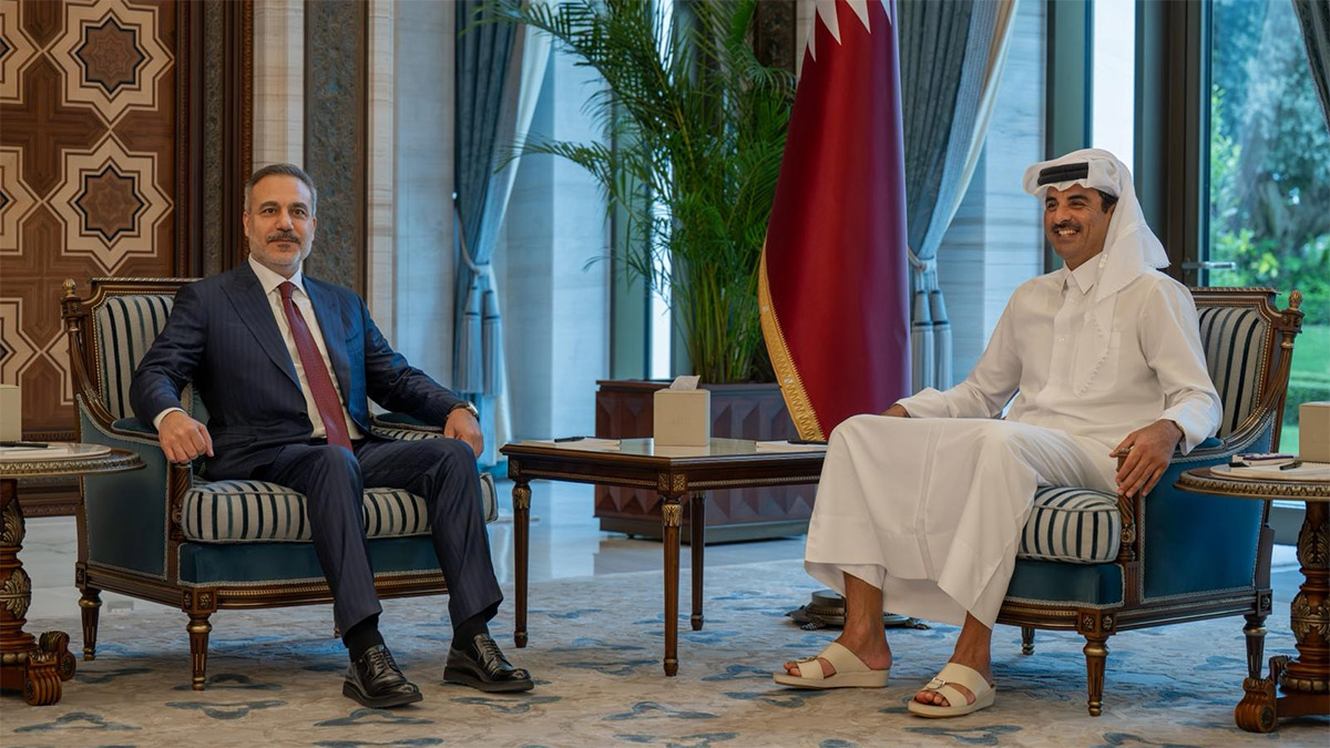 Bakan Fidan, Katar Emiri Al Sani ile görüştü