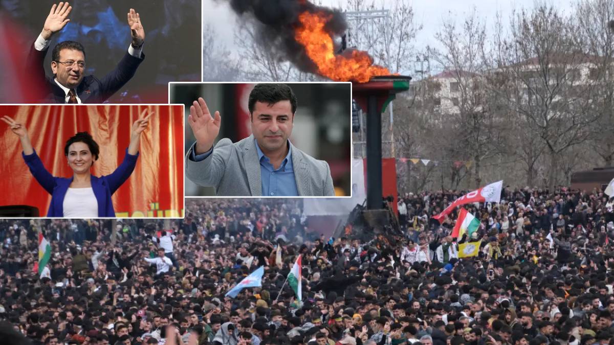İstanbul’daki Nevruz kutlamalarında İmamoğlu, Demirtaş ve Yüksekdağ mesajı: 2026’da barış meşalesini yakacağız