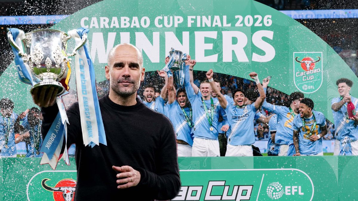 Dev final Manchester City'nin: Guardiola tarihe geçti