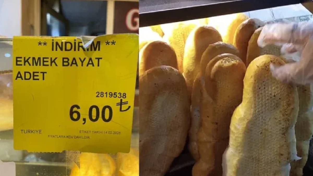 Ankara’da 6 liraya satılan bayat ekmek için uzun kuyruk oluştu