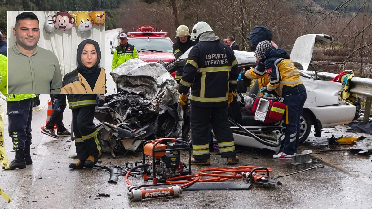 1 gün önce sözlenmişlerdi! Kazada hayatını kaybeden çift yan yana toprağa verildi