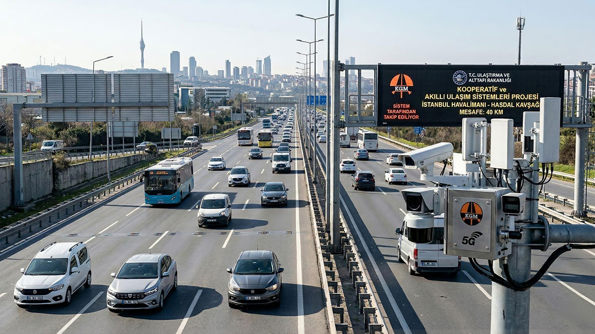 İstanbul'un 40 kilometrelik yolu akıllandı: Yeni sistem sizi takip edecek