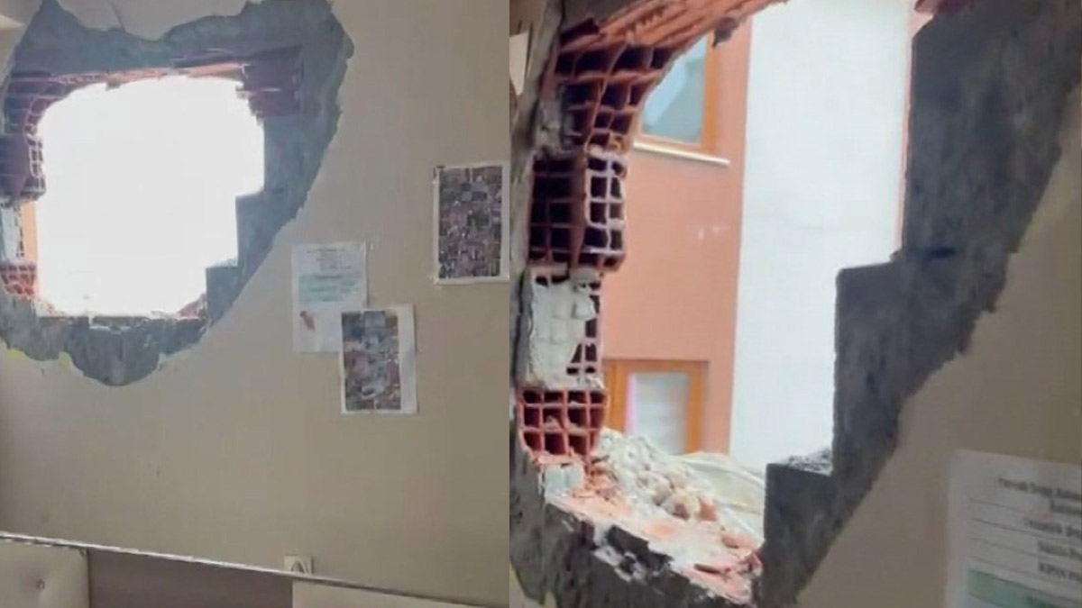 Küçükçekmece’de yıkım faciası: Bitişik dairede duvarlar çatladı, ev tahliye edildi