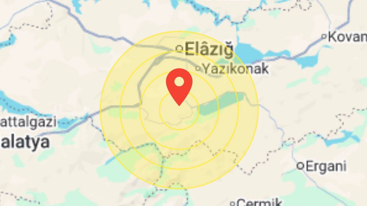 Elazığ'da korkutan deprem