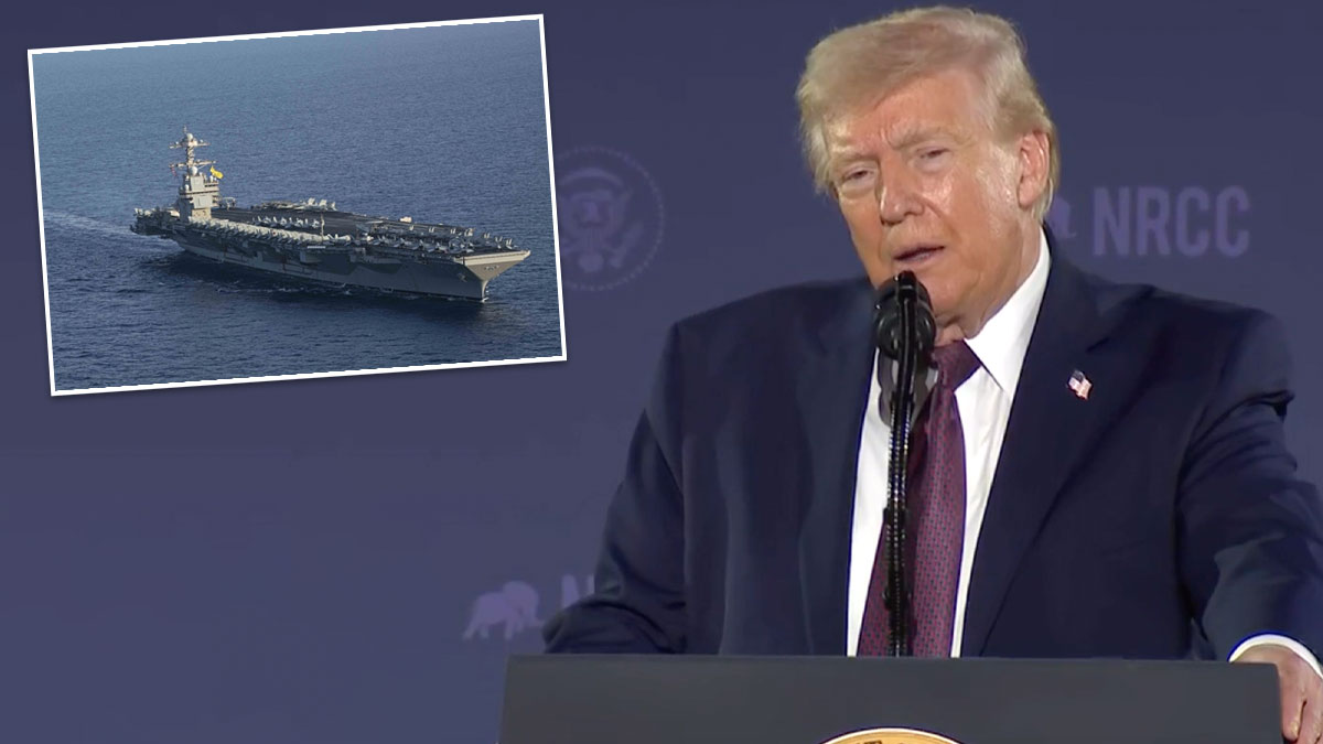 Trump ilk kez itiraf etti: "İran 100 füzeyle vurdu" dedi gözler dev uçak gemisine çevrildi