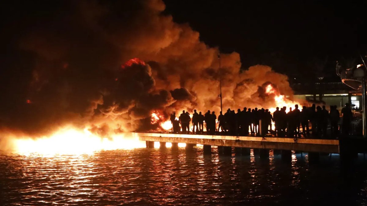Bodrum'daki milyon dolarlık yangına soruşturma