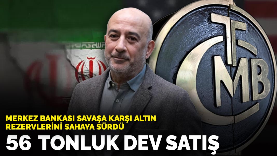 Merkez Bankası savaşa karşı altın rezervlerini sahaya sürdü: 56 tonluk dev satış