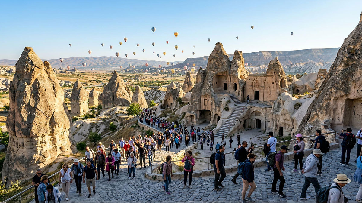 Bayramın ziyaretçi şampiyonu Kapadokya oldu