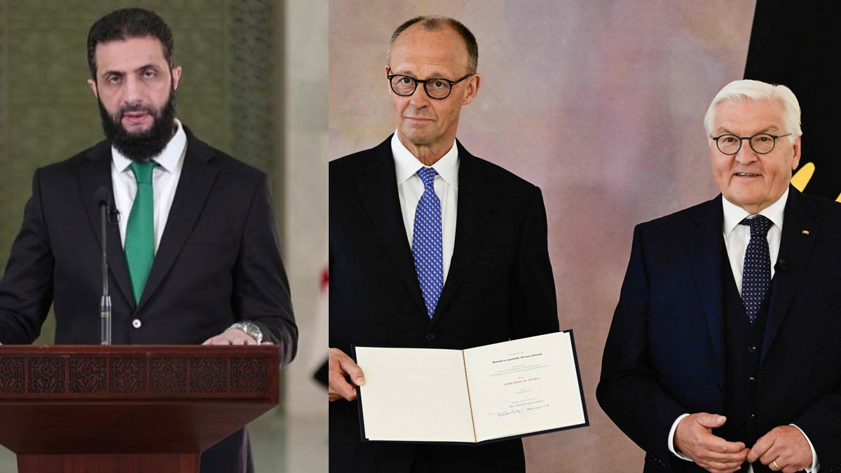 Şara’dan Almanya’ya ilk resmi ziyaret: Steinmeier ve Merz ile görüşecek