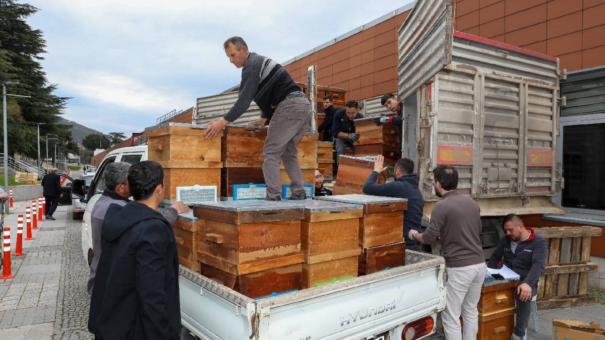 Arıcılık Bursa’da Büyükşehir'le canlandı: Üreticilere 750 adet arı kovanı teslim edildi