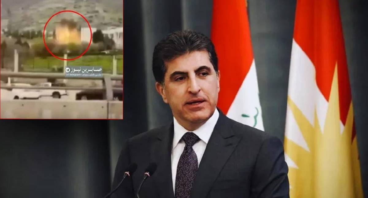 Evine saldırı düzenlenen Barzanı: Irak için tehlikeli gelişmedir